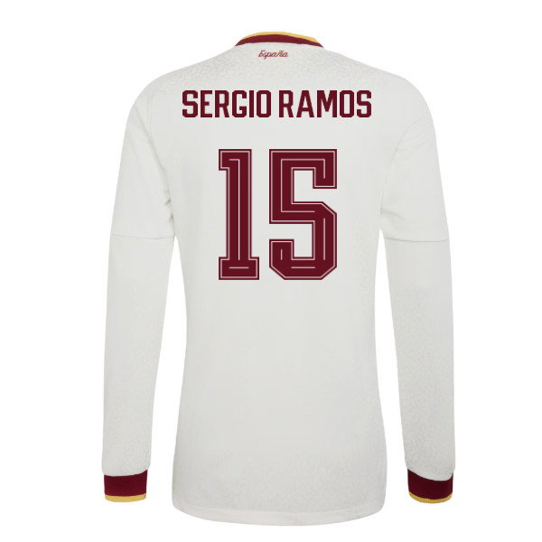2026-2027 Spain Authentic Long Sleeves Away Shirt (Sergio Ramos 15)-SoccerKits Hub | Buy Soccer Jerseys Online